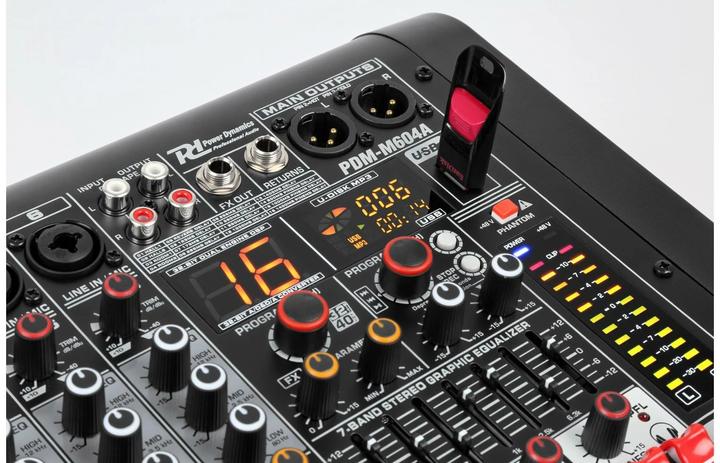 Produktbild Power Dynamics Mischpult PDM-M604A (Studio- und Livemixer)