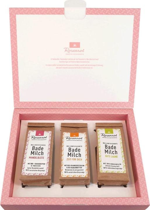 Produktbild Rosenrot Geschenkset Bademilch Trio (270 g)