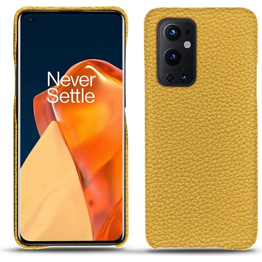 Noreve Lederschutzhülle (OnePlus 9 Pro), Smartphone Hülle, Orange