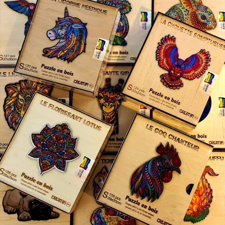 Immagine prodotto Creatif'Puzzle Puzzle in Bois "Creatif Puzzle" - Taille Moyenne (191 pezzi)