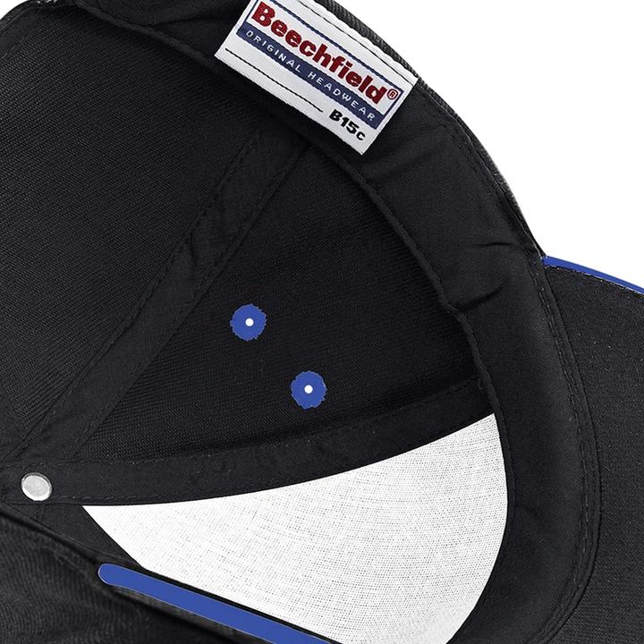 Actual product image Beechfield 5 Panel Sandwich Peak Baseball Cap (One size)