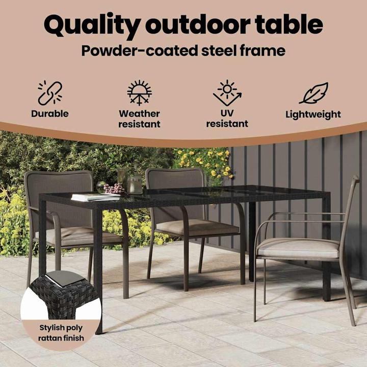 Image du produit vidaXL Gartentisch (190 x 90 x 75 cm)