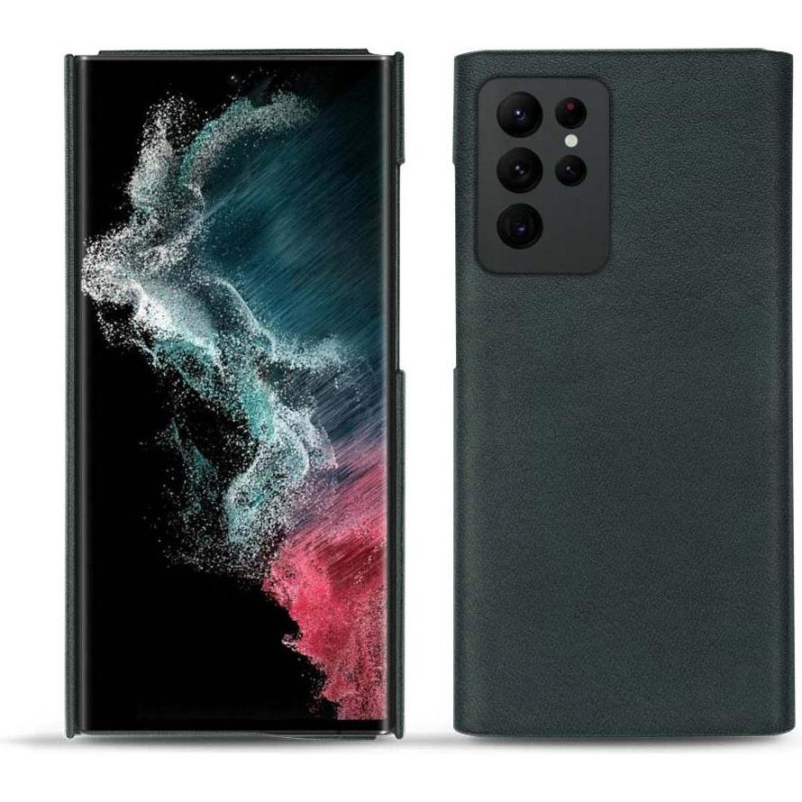 Thumbnail - Noreve Lederschutzhülle (Samsung Galaxy S22 Ultra), Smartphone Hülle, Blau