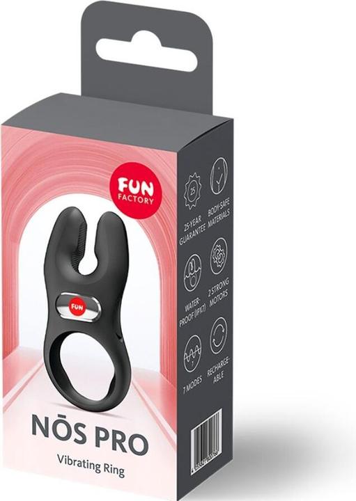 Actual product image Fun Factory - Nos Pro Vibrierender Pennisring Schwarz