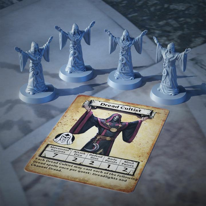 Actual product image Avalon Hill HeroQuest Board Game Expansion Rise of the Dread Moon Adventure Pack *English Version*.