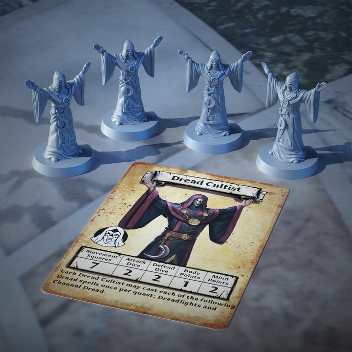 Produktbild Avalon Hill HeroQuest Brettspiel-Erweiterung Rise of the Dread Moon Abenteuerpack *Englische Version*