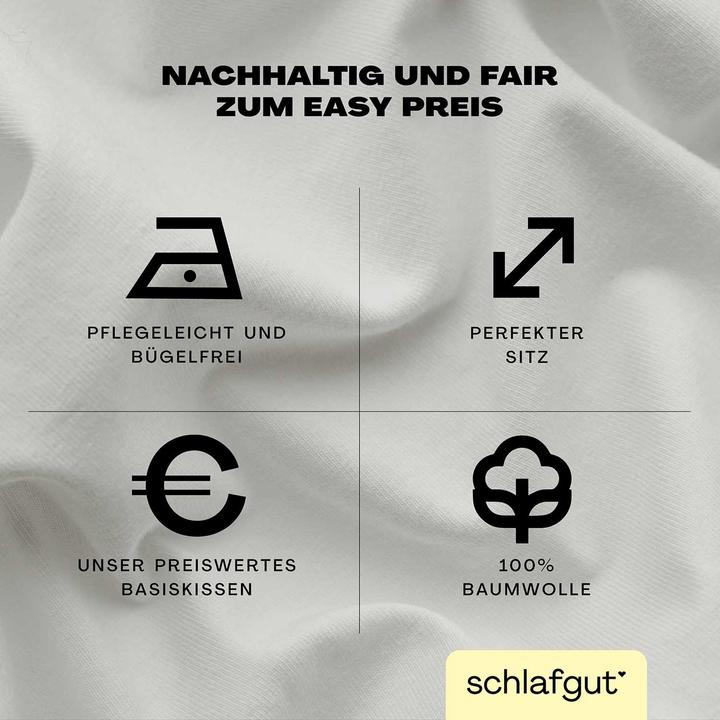 Immagine prodotto schlafgut Easy Jersey (Copricuscino, 70 x 90 cm)