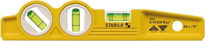 Produktbild Stabila Wasserwaagen Type 81 SV REM W45 Torpedo (25 cm)