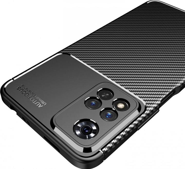 Produktbild Screenguard Xiaomi Redmi Note 11 Pro+ 5G Hülle Carbon Design TPU Case (Xiaomi Redmi Note 11 Pro+ 5G)
