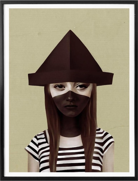 Produktbild Trenddeko Ceci n'est pas un chapeau (40 x 50 cm)