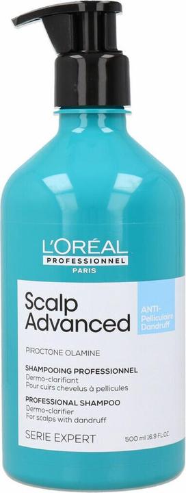 L'Oréal Professionnel LP SE Scalp A-Dndrf Shp R 500ml Inst trasparente (500 ml, Shampoo liquido)
