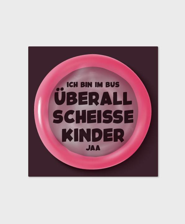 Produktbild GermanMemes Überall scheisse Kinder Kondom