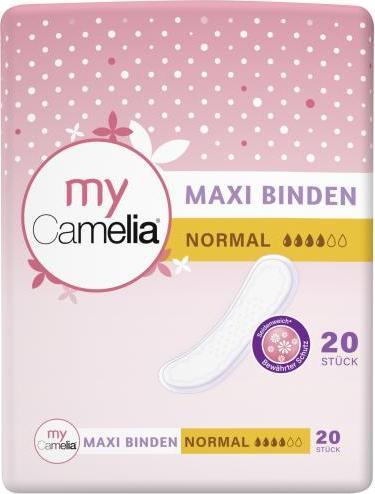Produktbild Kimberly-Clark Camelia Binden Maxi Normal 20er 20ST (20x)