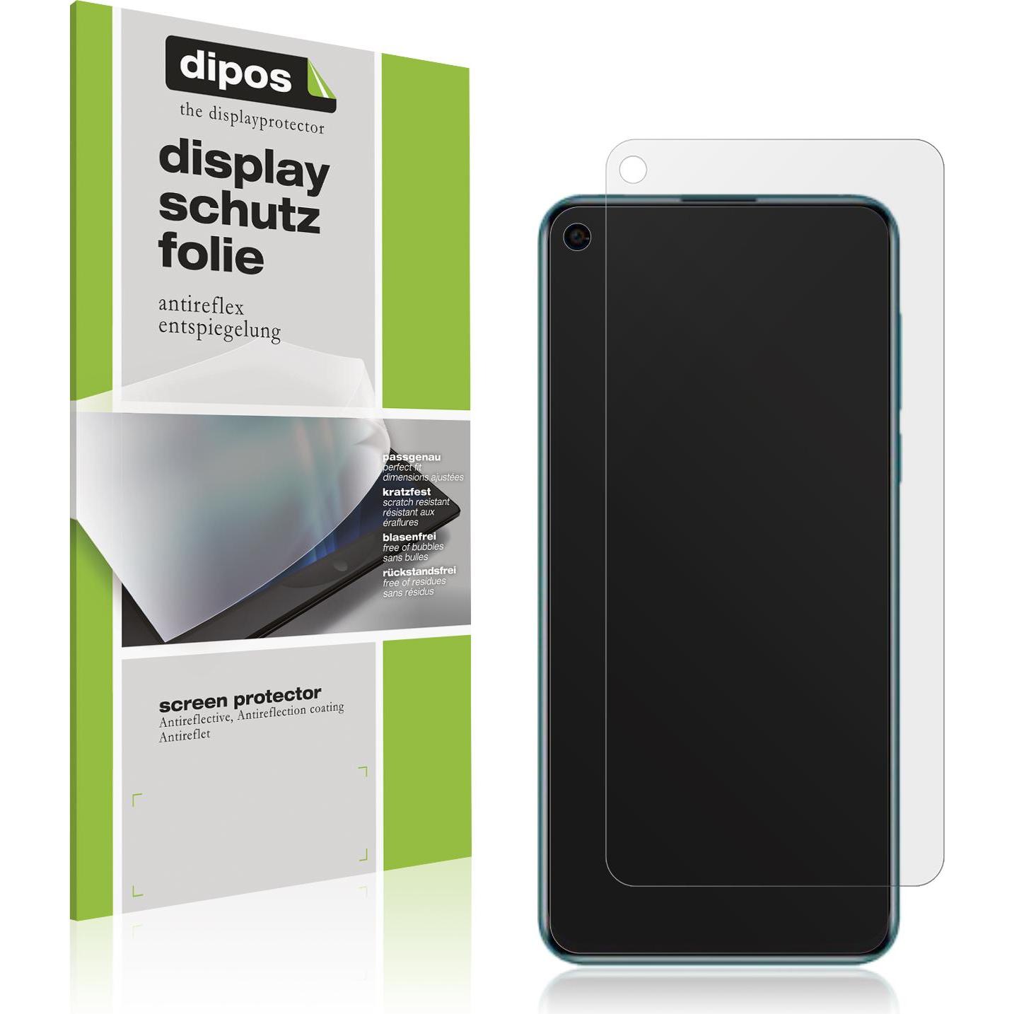 Dipos Displayschutzfolie Antireflex (5 Stück, Coolpad Cool S), Smartphone Schutzfolie, Transparent