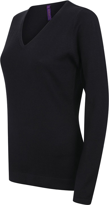 Immagine prodotto Henbury Maglione a maglia fine con scollo a V (L)