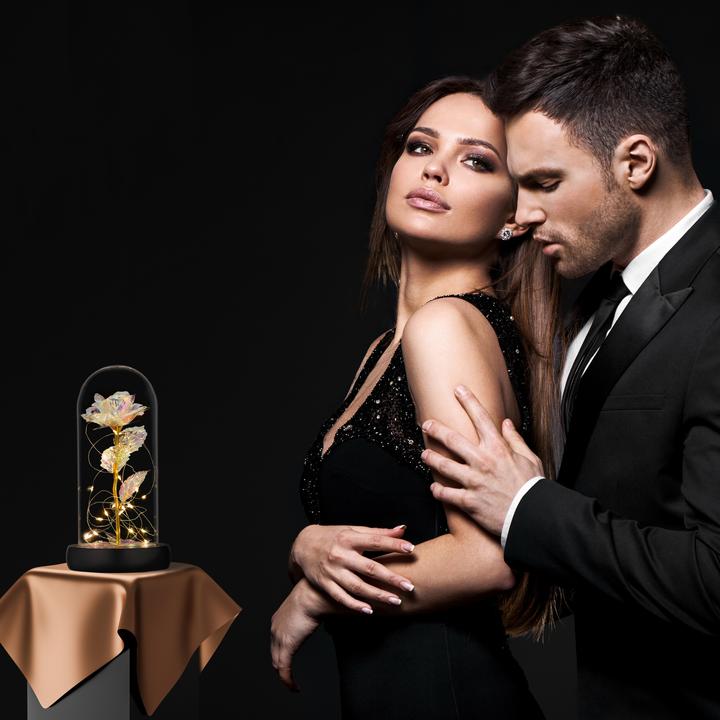 Produktbild Relaxdays Kunstrose (Infinity Blumen, 1x)