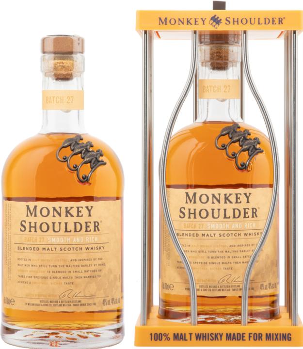 Image du produit William Grant & Sons Monkey Shoulder lot 27 (Malt mélangé, Scotch Whisky, 1 x 70 cl)