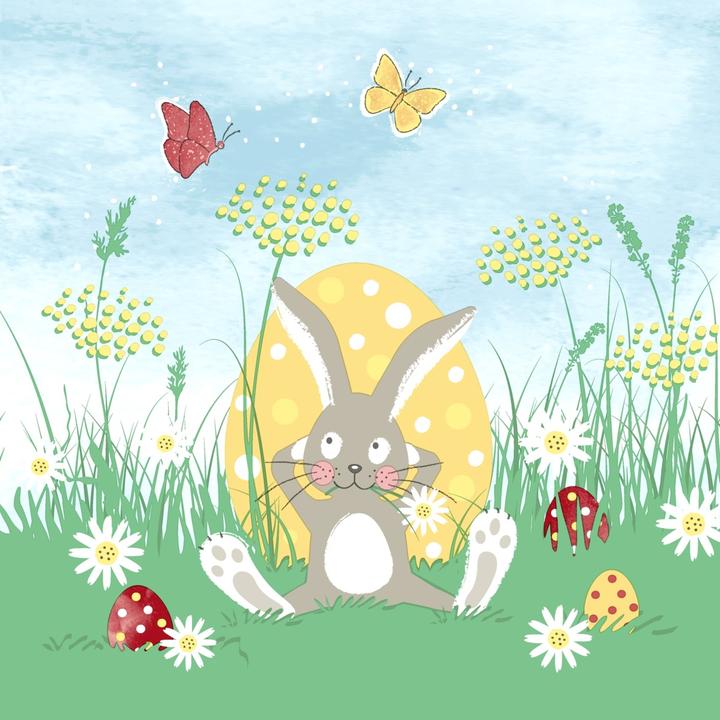 Produktbild Idena Servietten 33x33cm Ostern Motive FSC-Mix (20 x, 33 x 33 cm)