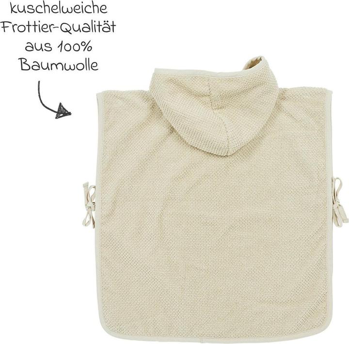 Actual product image Meyco Popcorn bathing poncho