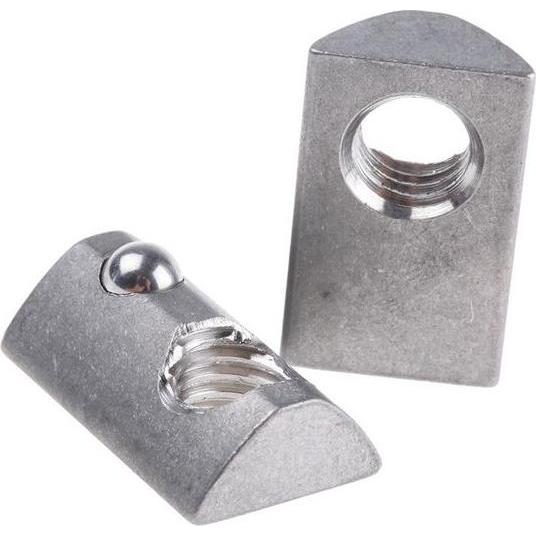 Rs Pro, Zubehör Befestigungstechnik, Roll-in T-slot 8, M8, spring, stainless