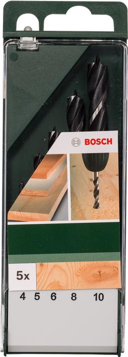 Productafbeelding Bosch Zubehör Houtdraaiboorset 5 stuks. (10 mm, 4 mm, 5 mm, 6 mm, 8 mm)