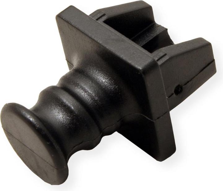 Produktbild Value RJ45-Buchsen-Staubschutz, 10er Set, schwarz (Blindmodul)