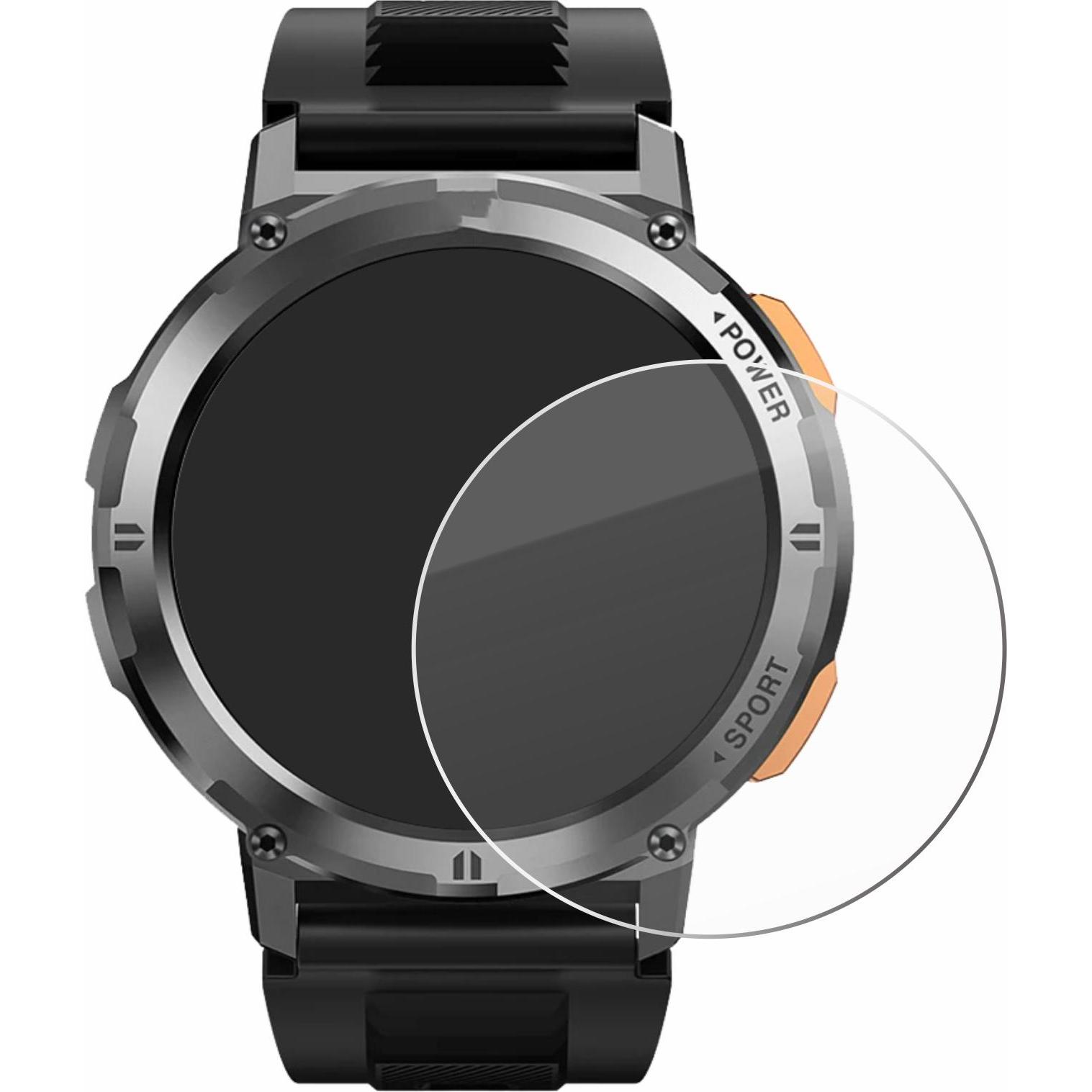 Thumbnail - Savvies Panzerglas Schutzglas Displayschutz, Smartwatch Schutzfolie, Transparent