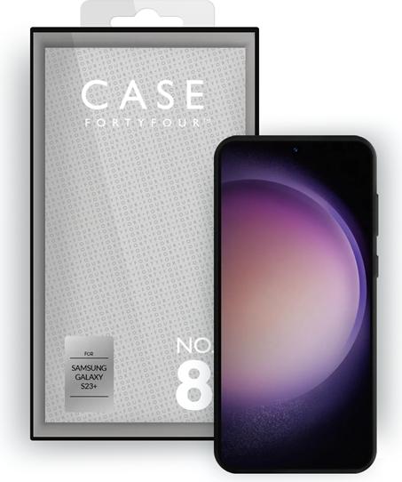 Actual product image Case FortyFour Liquid Silicone Case No.8 black (Samsung Galaxy S23+)
