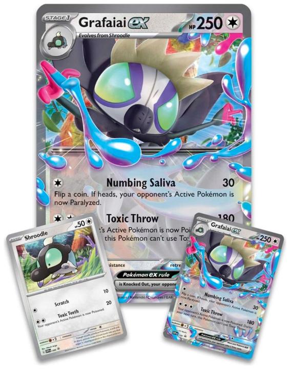 Actual product image Pokémon TCG - Grafaiai ex Box (English, Box Set & Collection)