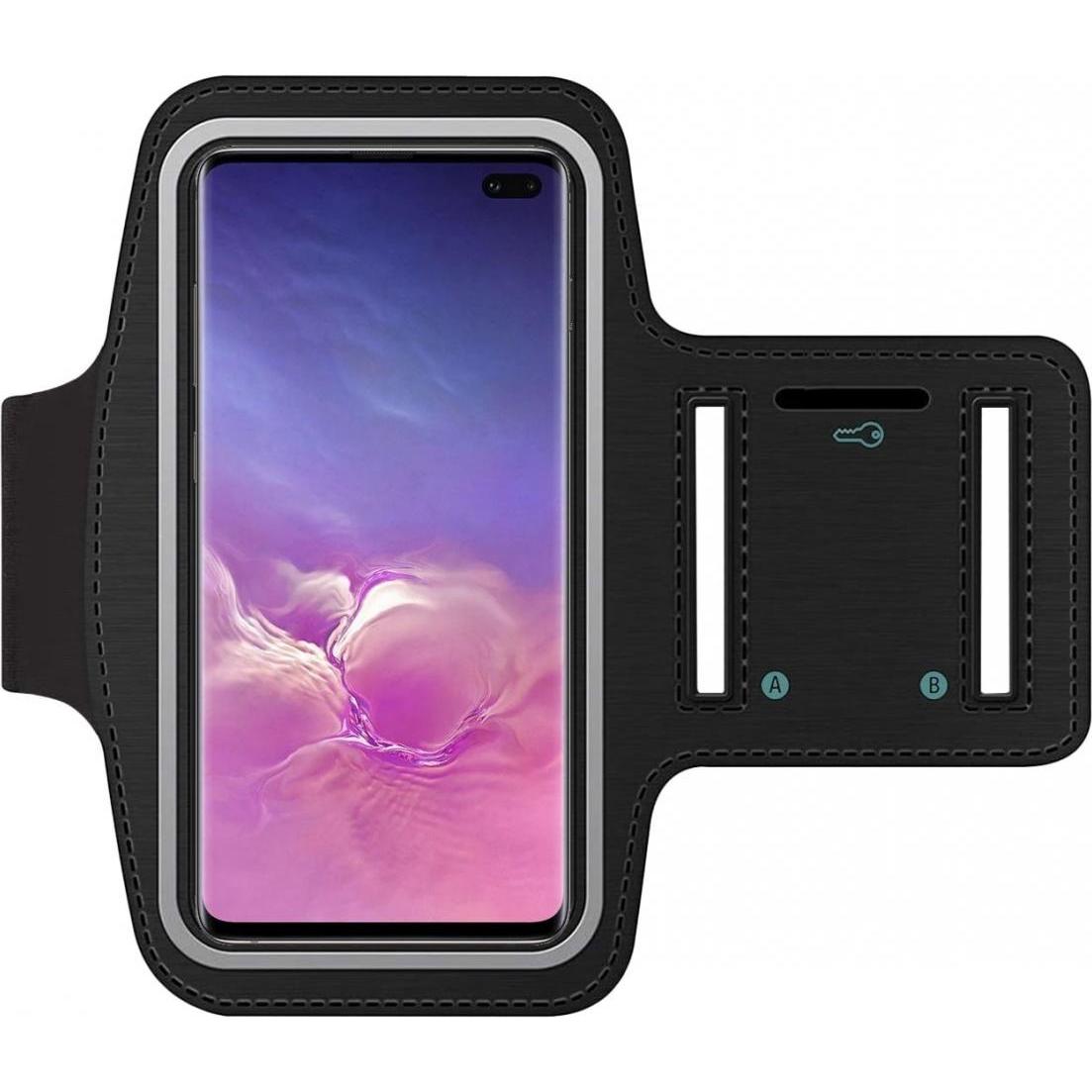 SmartFitness Samsung Galaxy S10+ Handy Sport Armband, Smartphone Sportarmband, Schwarz