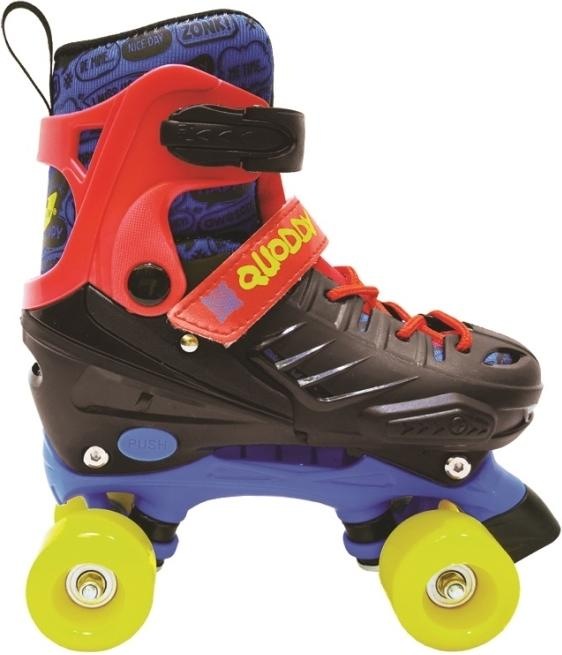 Actual product image Power Play Quoddy Rollers Rulleskøjter, Sort/Blå STR. 35-38 (37)