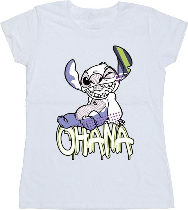 Disney Lilo And Stitch Ohana Graffiti TShirt