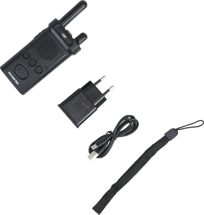Produktbild PNI Tragbares Radio PMR R60 446 MHz, 0,5 W, 16 programmierbare Kanäle, 16 PMR- und 50 CTCSS- und 104
