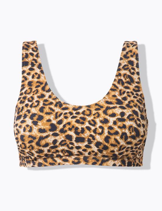 Image du produit Studio Untold Haut de bikini, bonnets souples, imprimé léopard (54)
