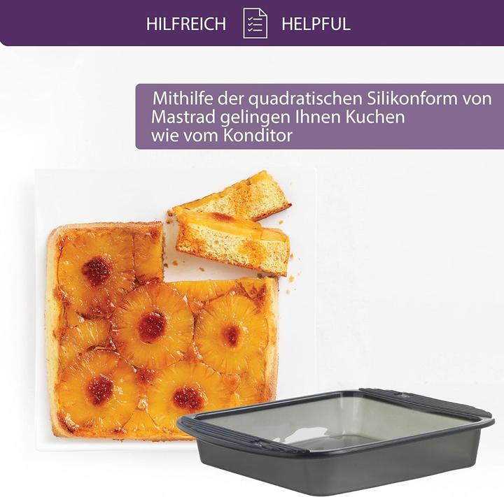 Produktbild Mastrad Backform quadratisch Silikon (23 cm)