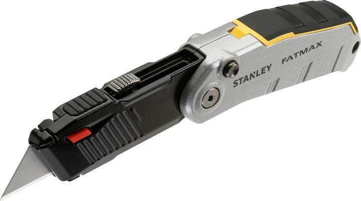 Stanley Couteau pliant FatMax FMHT010320 (avec ouverture automatique par bouton, lame rétractable, etc. (Cutters)