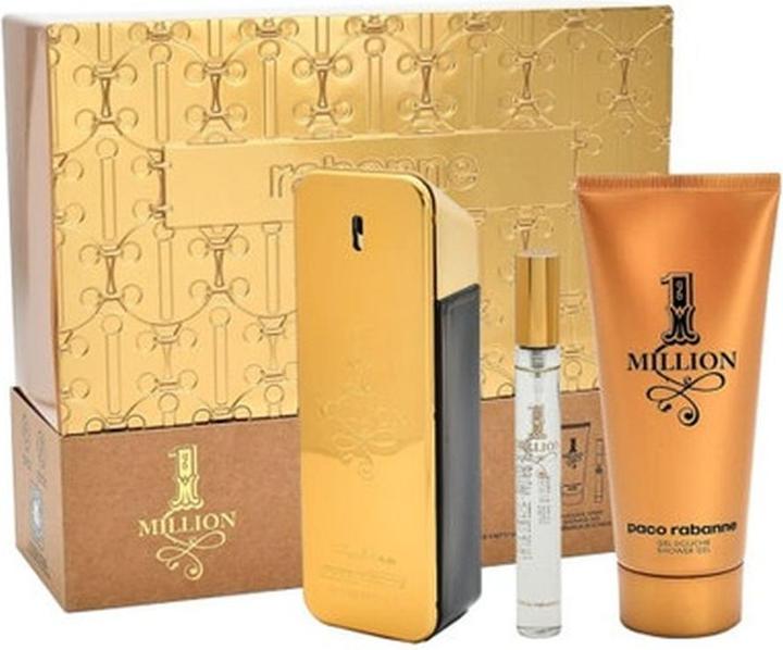Paco Rabanne SET 1 Million Men EDT spray 100ml + SHOWER GEL 100ml + EDT 10ml (Parfum Set)