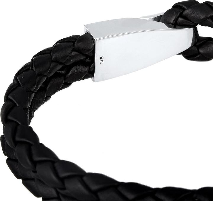 Immagine prodotto Kuzzoi Gancio (19 cm, Argento 925, Cuoio)