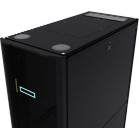 Thumbnail - HPE 22U 600X1075MM ADV G2 KIT-STOC (22 HE, 19 Zoll Rack), Serverschrank, Schwarz