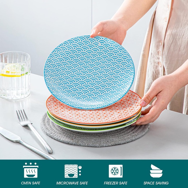 Produktbild Vancasso Natsuki-Serie - 4-teiliges Kuchenteller-Set (4 x)