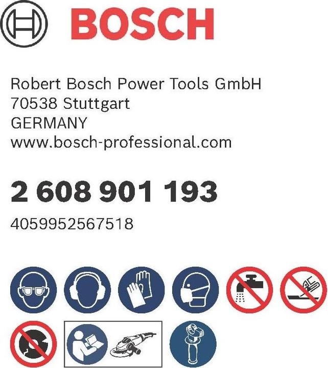 Immagine prodotto Bosch Professional Zubehör Expert Carbide Multi Wheel X-LOCK, 125 mm, 22,23 mm