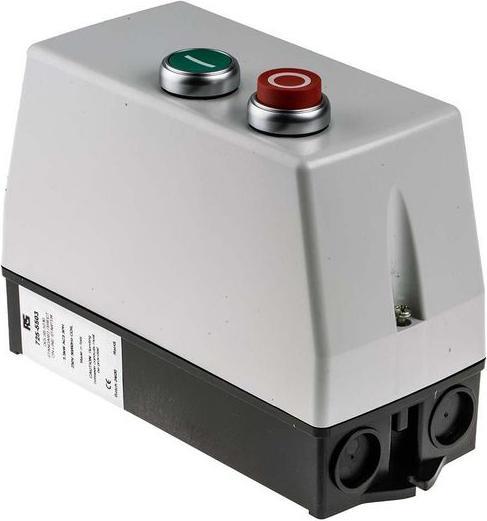 RS PRO DOL Starter 5.5kW 230VAC Coil