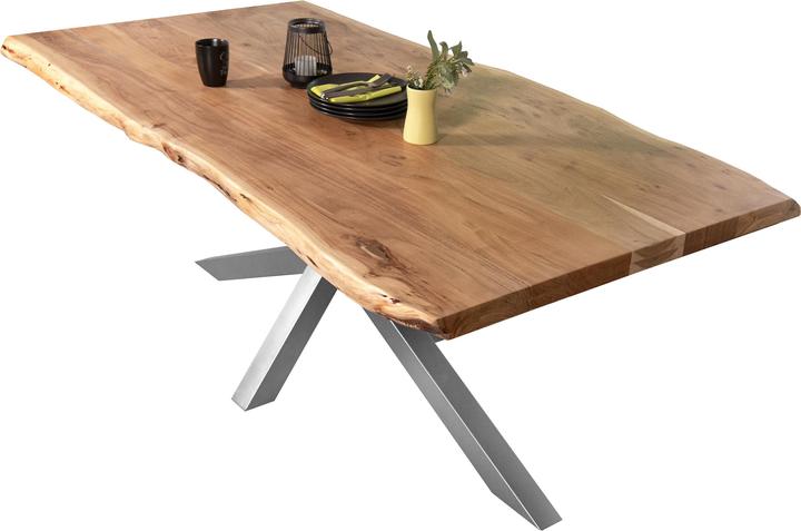 Image du produit SAM CALI Baumkante massiv Akazie (240 x 240 x 77 cm)