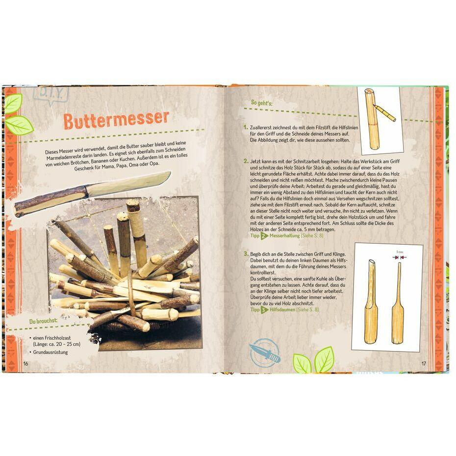 Thumbnail - Schnitzen mit den Taschenmesser, Kinderbücher von Arne Schirdewahn, Sonja Schirdewahn
