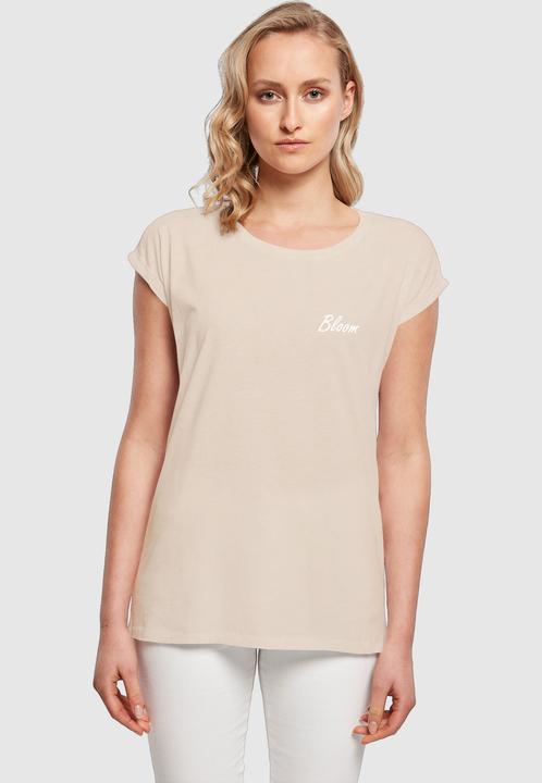 Produktbild Merchcode Ladies Flowers Bloom Extended Shoulder Tee - 113661 (L)