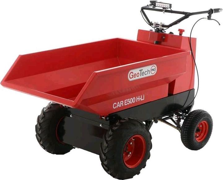 GeoTech Battery-powered wheelbarrow MiniDumper500 kg