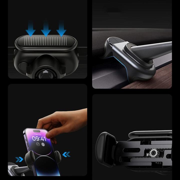 Immagine prodotto Baseus Supporto solare elettrico per auto T-Space (nero)