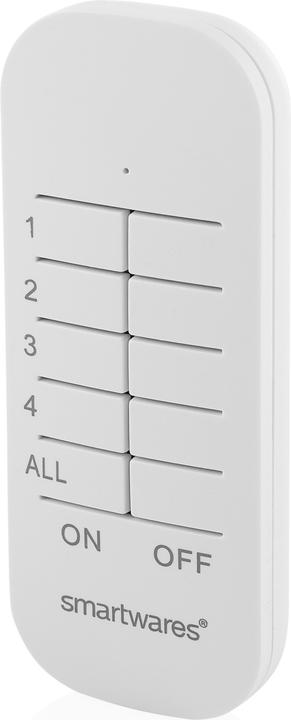 Actual product image Smartwares 4 channel remote control (Universal remote control, Radio Frequency (RF))