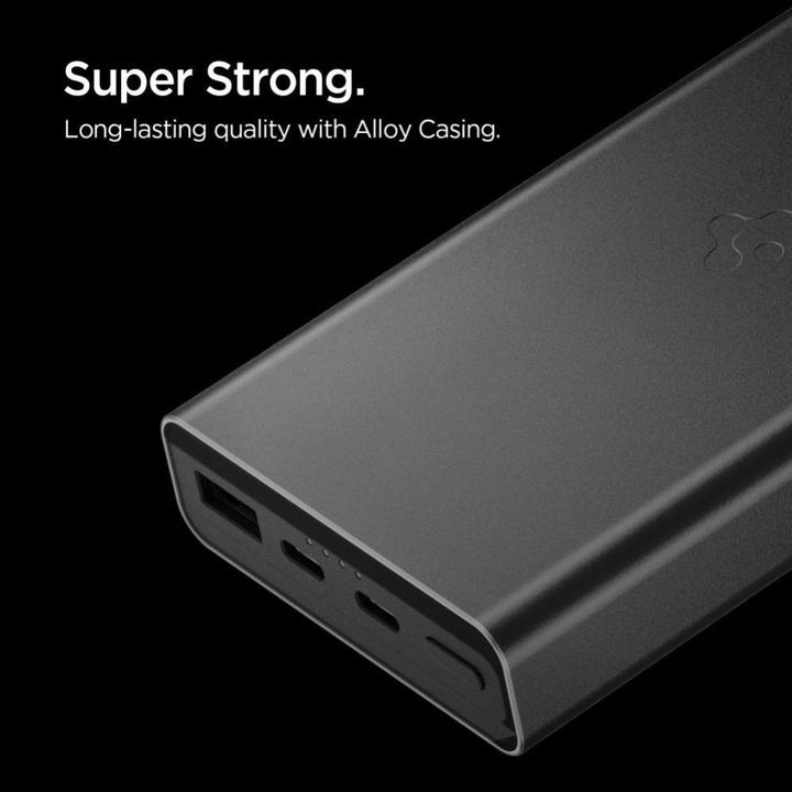 Actual product image Spigen Powerbank Essential EA3020 20000mAh 30W black (20000 mAh, 30 W)