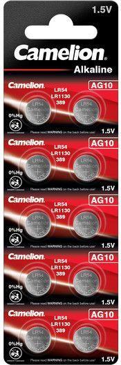 Pilha LR1130/AG10 für Uhren (10 pcs., AG10, 78 mAh)